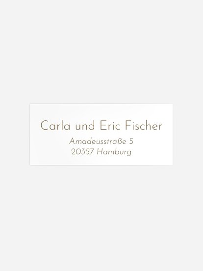 Absenderaufkleber Geburt Symbols of Love