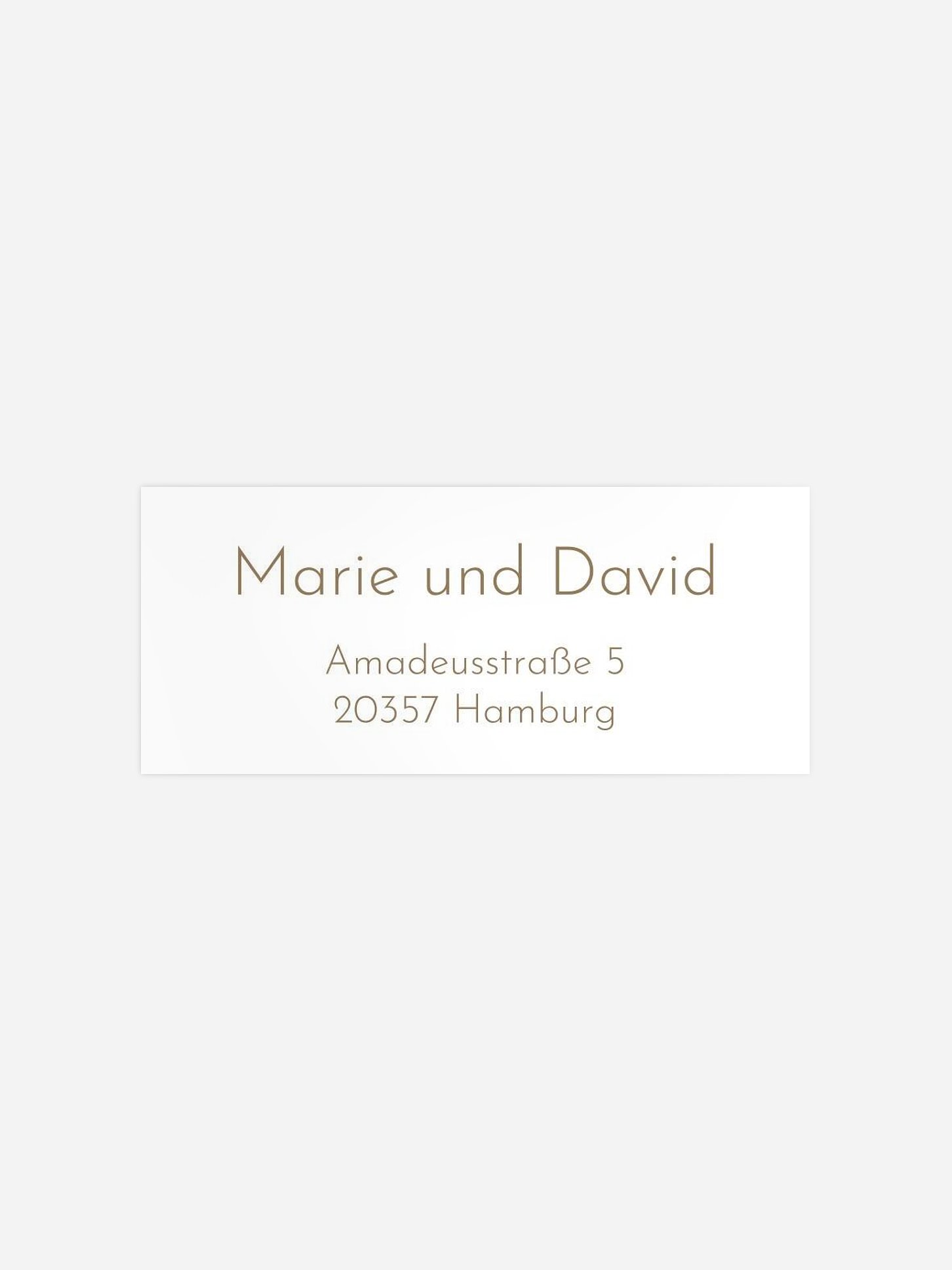 Absenderaufkleber Hochzeit Symbols of Love