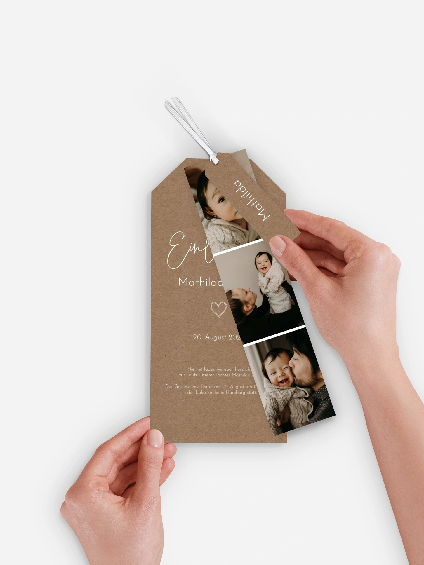Taufeinladung Symbols of Love