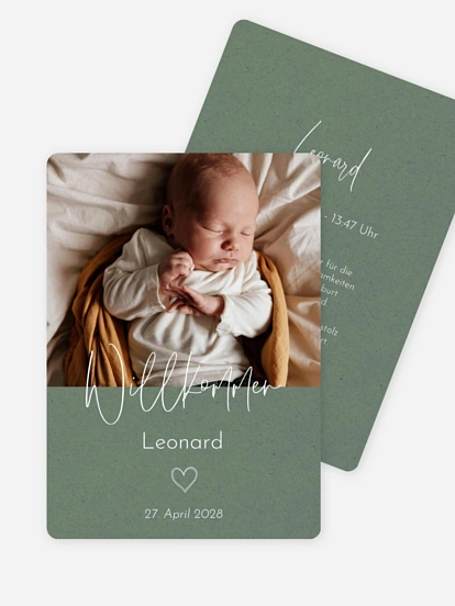 Geburtskarte Symbols of Love