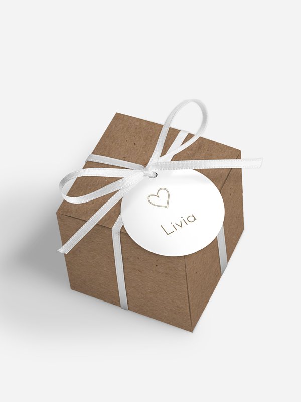 Gastgeschenkbox personalisiert Symbols of Love