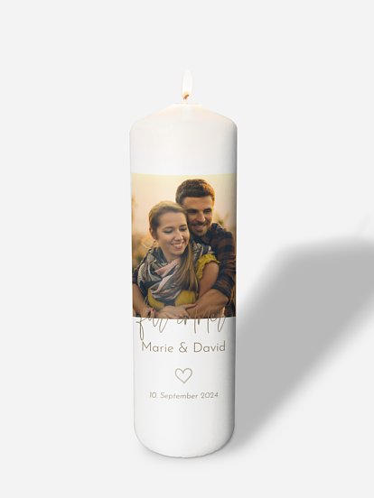 Hochzeitskerze Symbols of Love