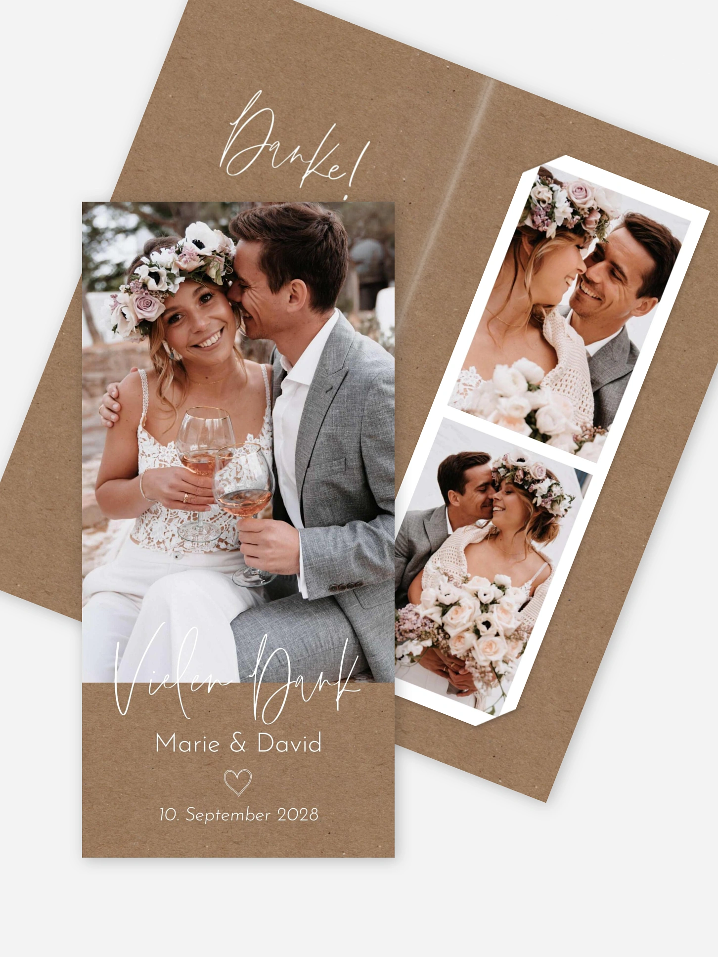 Dankeskarte Hochzeit Symbols of Love