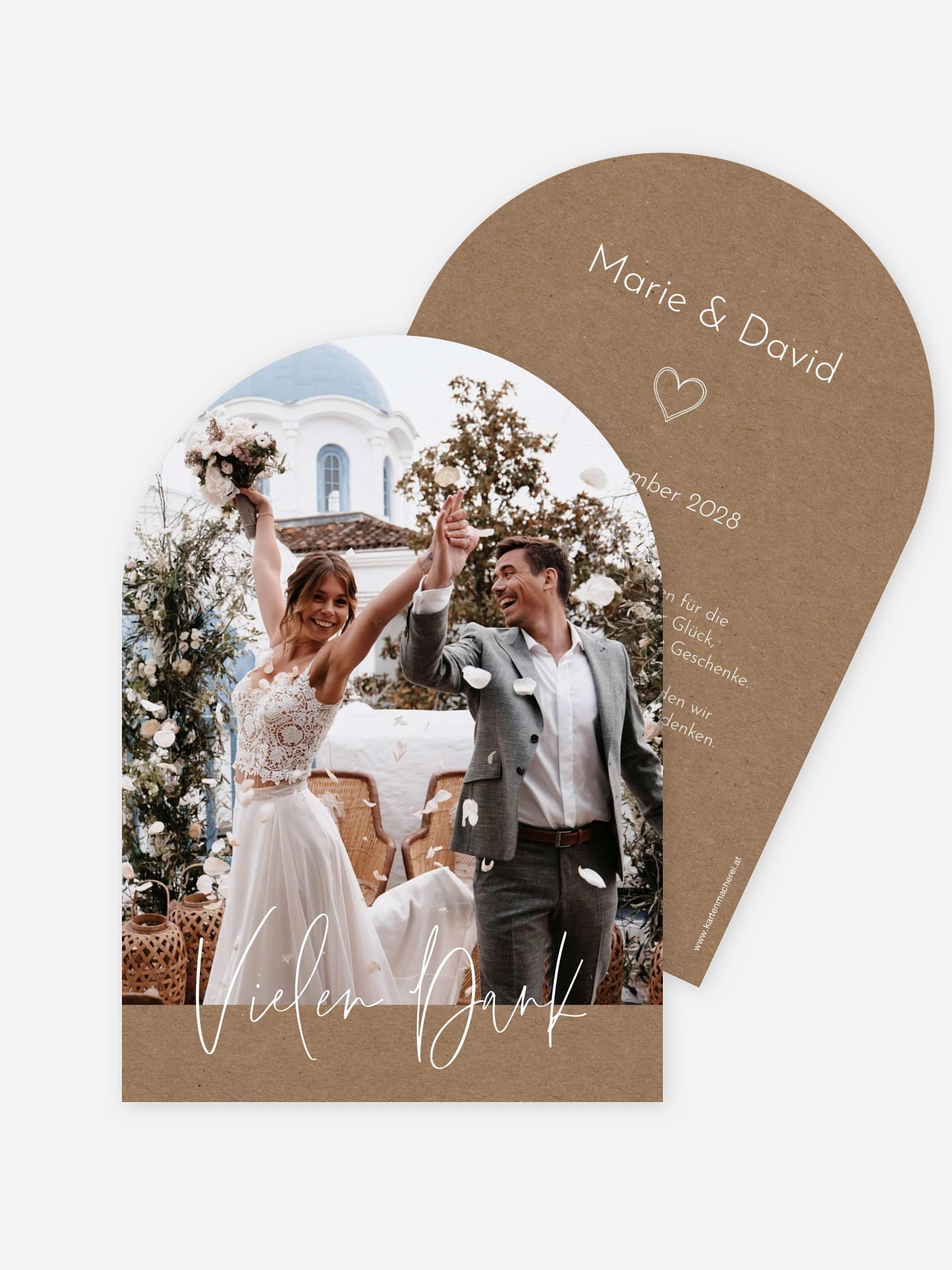 Dankeskarte Hochzeit Symbols of Love