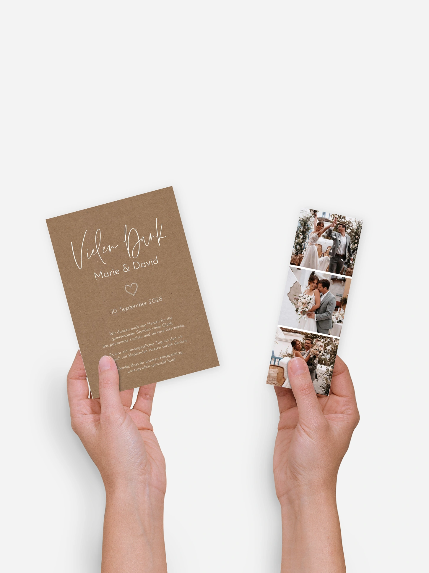 Dankeskarte Hochzeit Symbols of Love