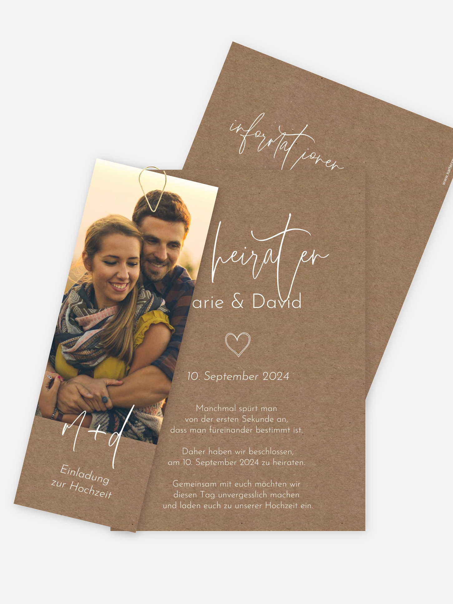 Hochzeitseinladung Symbols of Love