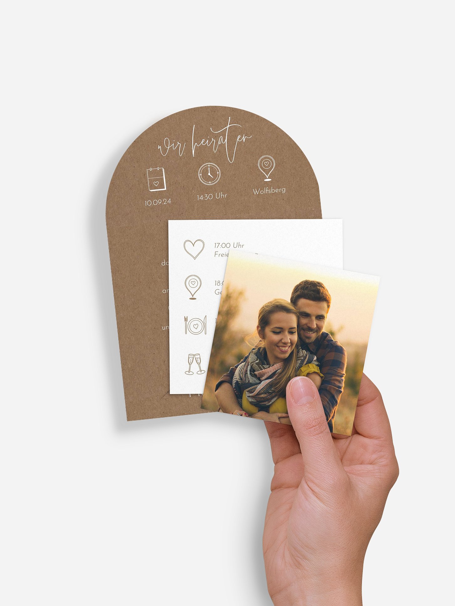 Hochzeitseinladung Symbols of Love