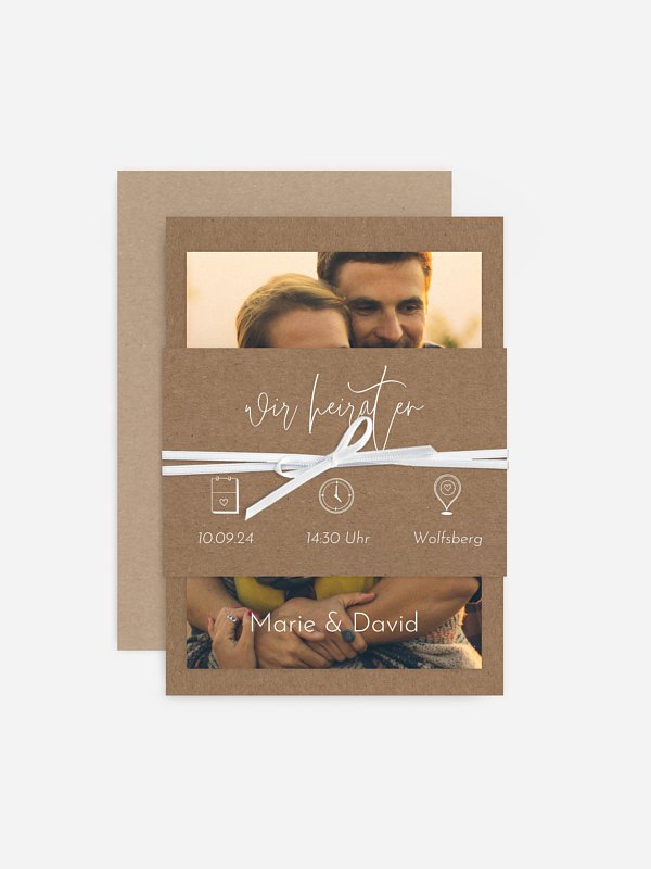 Hochzeitseinladung Symbols of Love