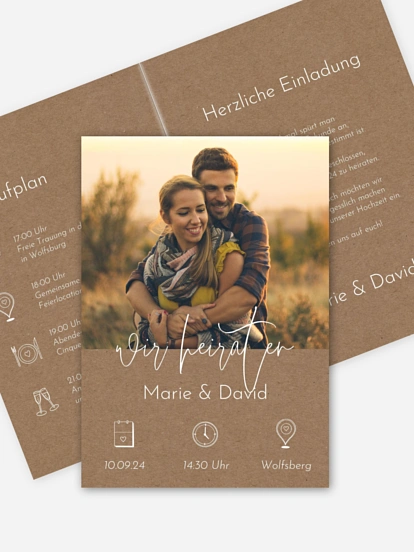 Hochzeitseinladung Symbols of Love