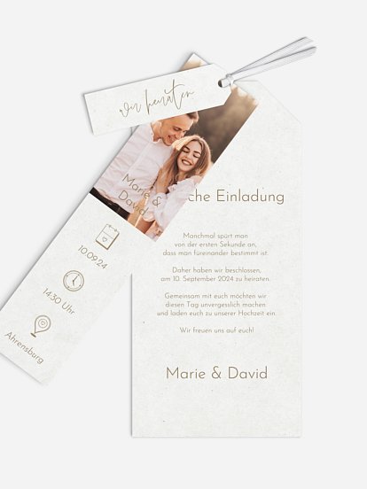 Hochzeitseinladung Symbols of Love