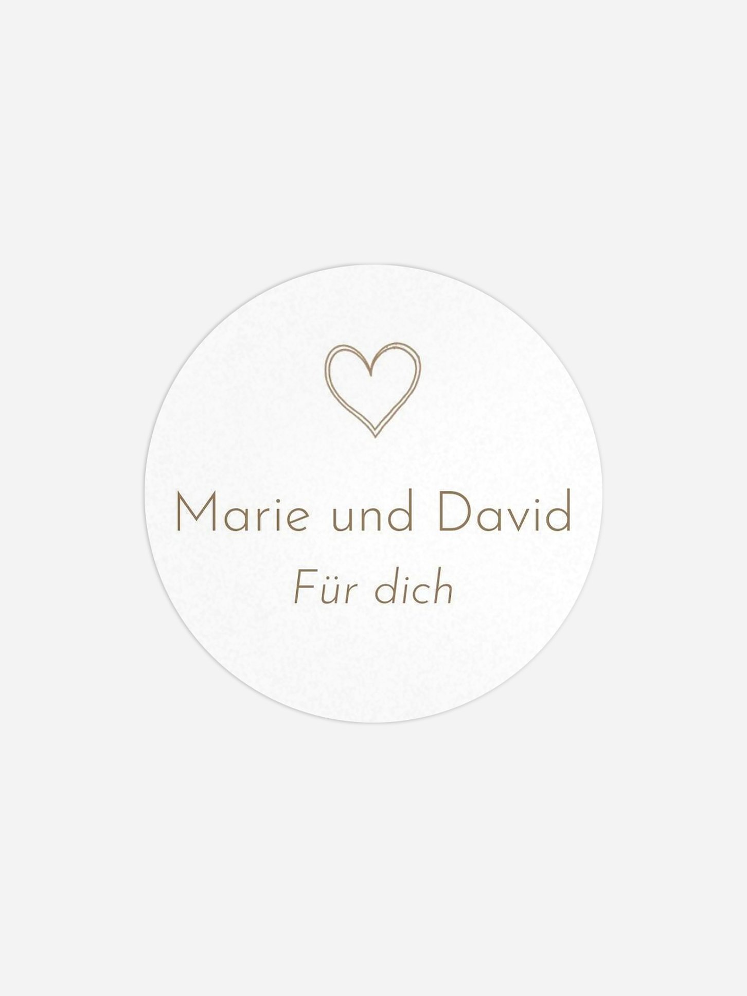 Geschenkaufkleber Hochzeit Symbols of Love