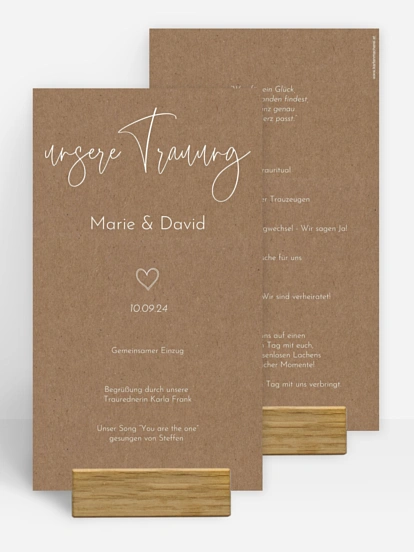 Kirchenheft Hochzeit Symbols of Love