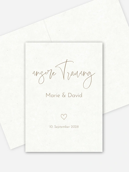 Kirchenheft Hochzeit Symbols of Love