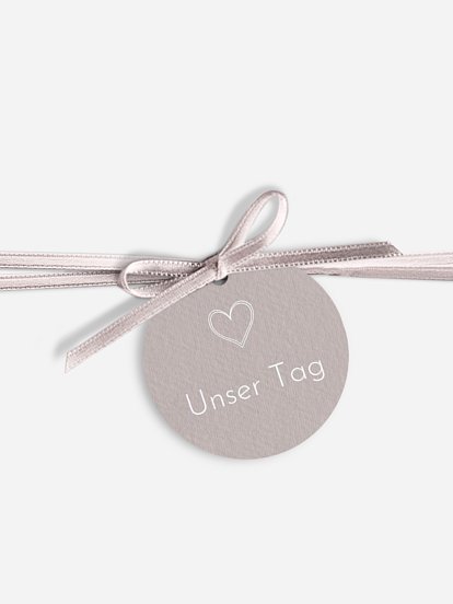Anhänger mit Band zur Hochzeit Symbols of Love