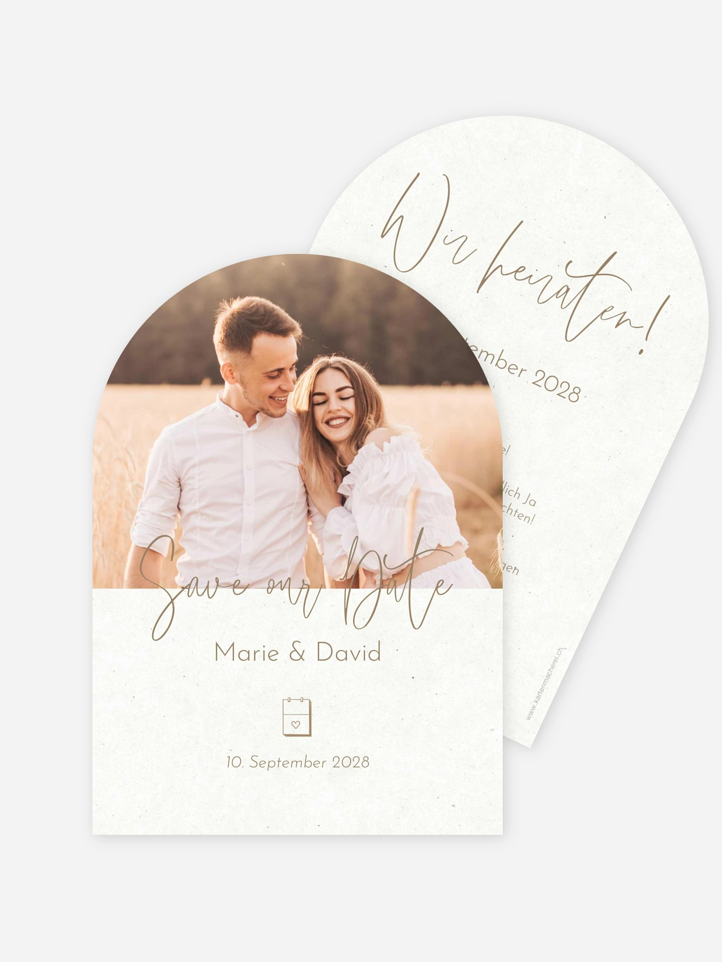 Save-the-Date Karte Symbols of Love