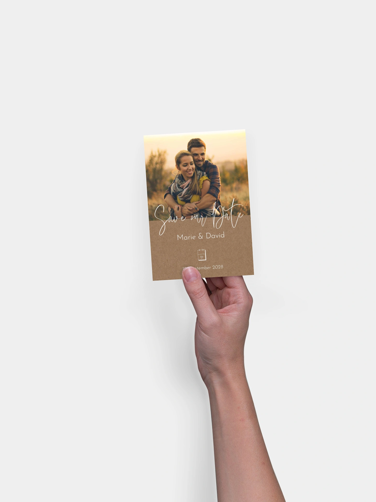 Save-the-Date Karte Symbols of Love