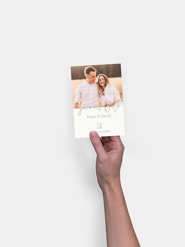 Save-the-Date Karte Symbols of Love