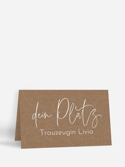 Tischkarte Hochzeit Symbols of Love