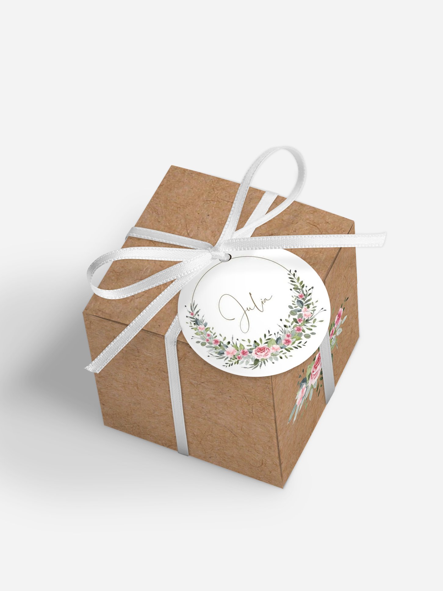 Gastgeschenkbox personalisiert Love Hoop