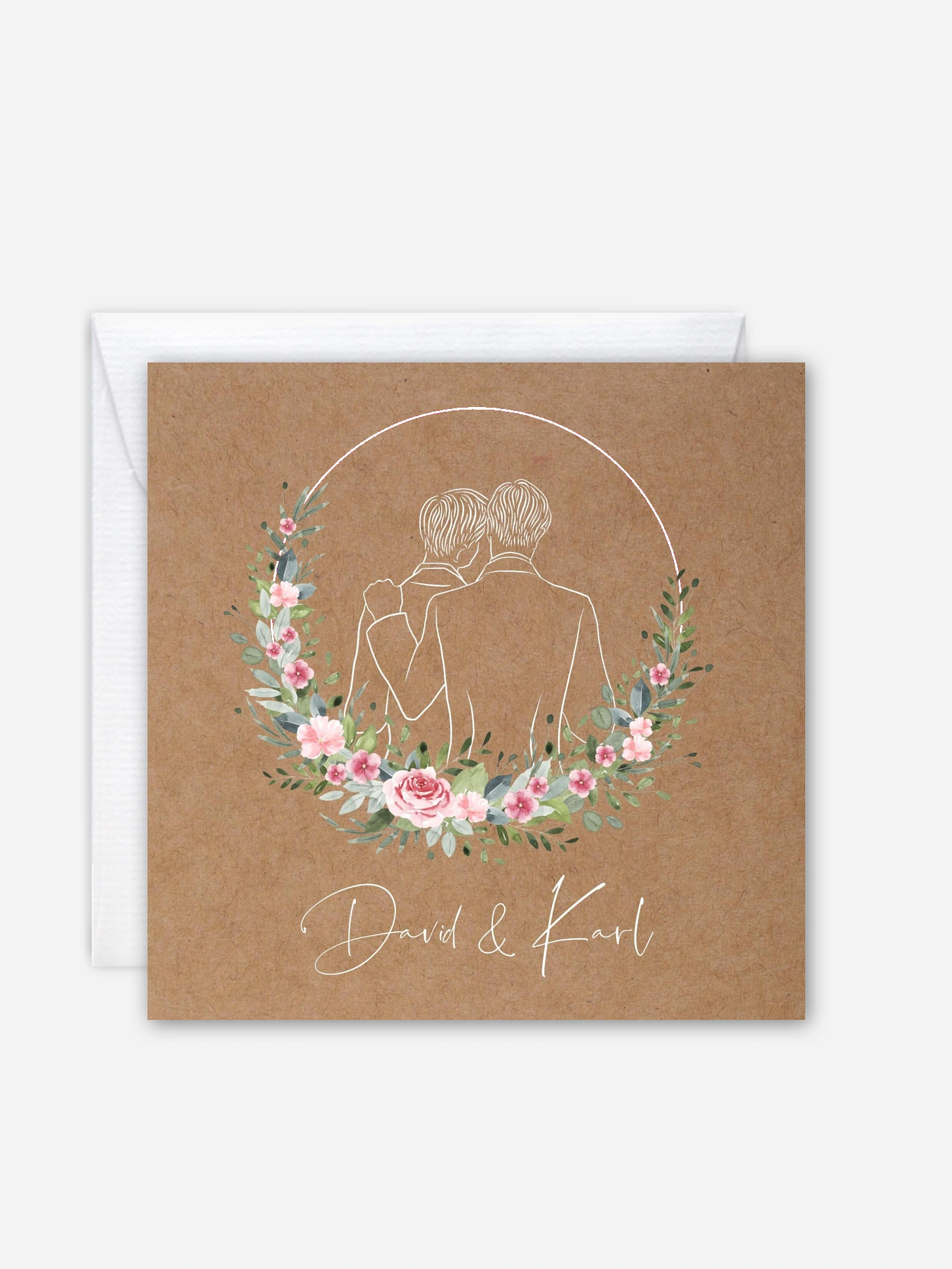 Hochzeitseinladung Love Hoop