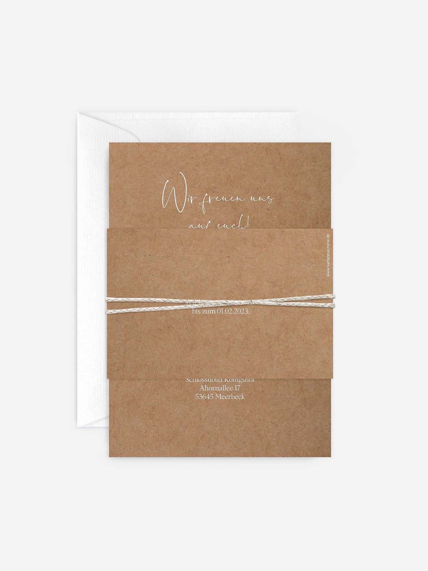 Hochzeitseinladung Love Hoop