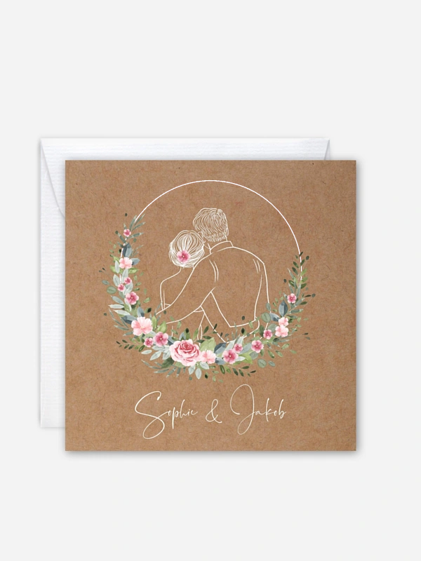 Hochzeitseinladung Love Hoop