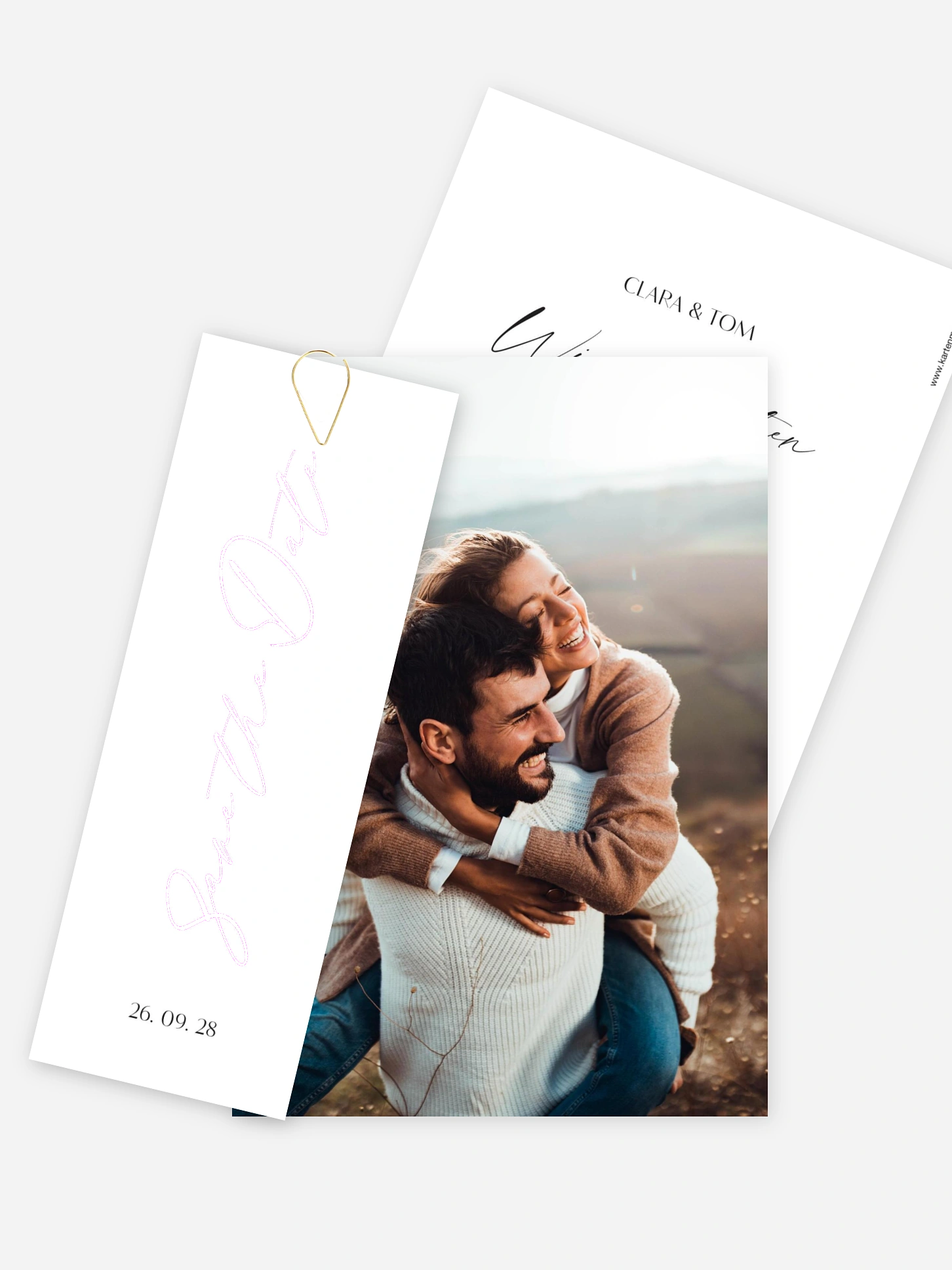 Save-the-Date Karte Simple Classic
