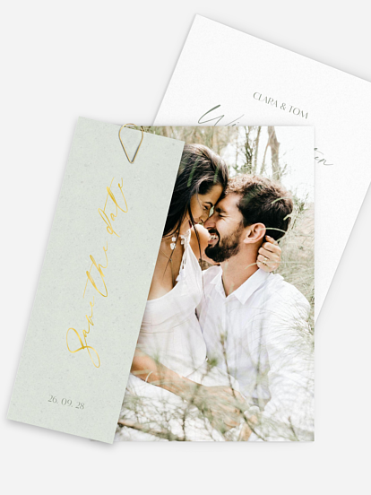 Save-the-Date Karte Simple Classic