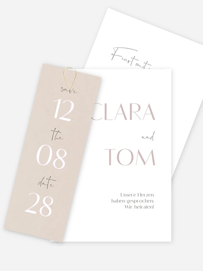 Save-the-Date Karte Forever Date