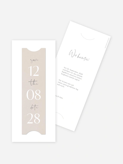 Save-the-Date Karte Forever Date