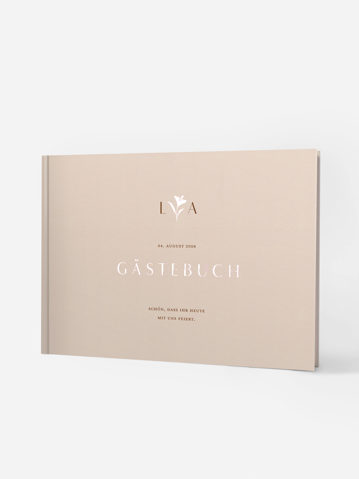 Gästebuch Monogram muse