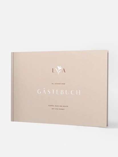 Gästebuch Monogram muse