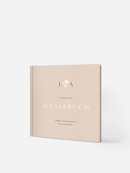 Gästebuch Monogram muse