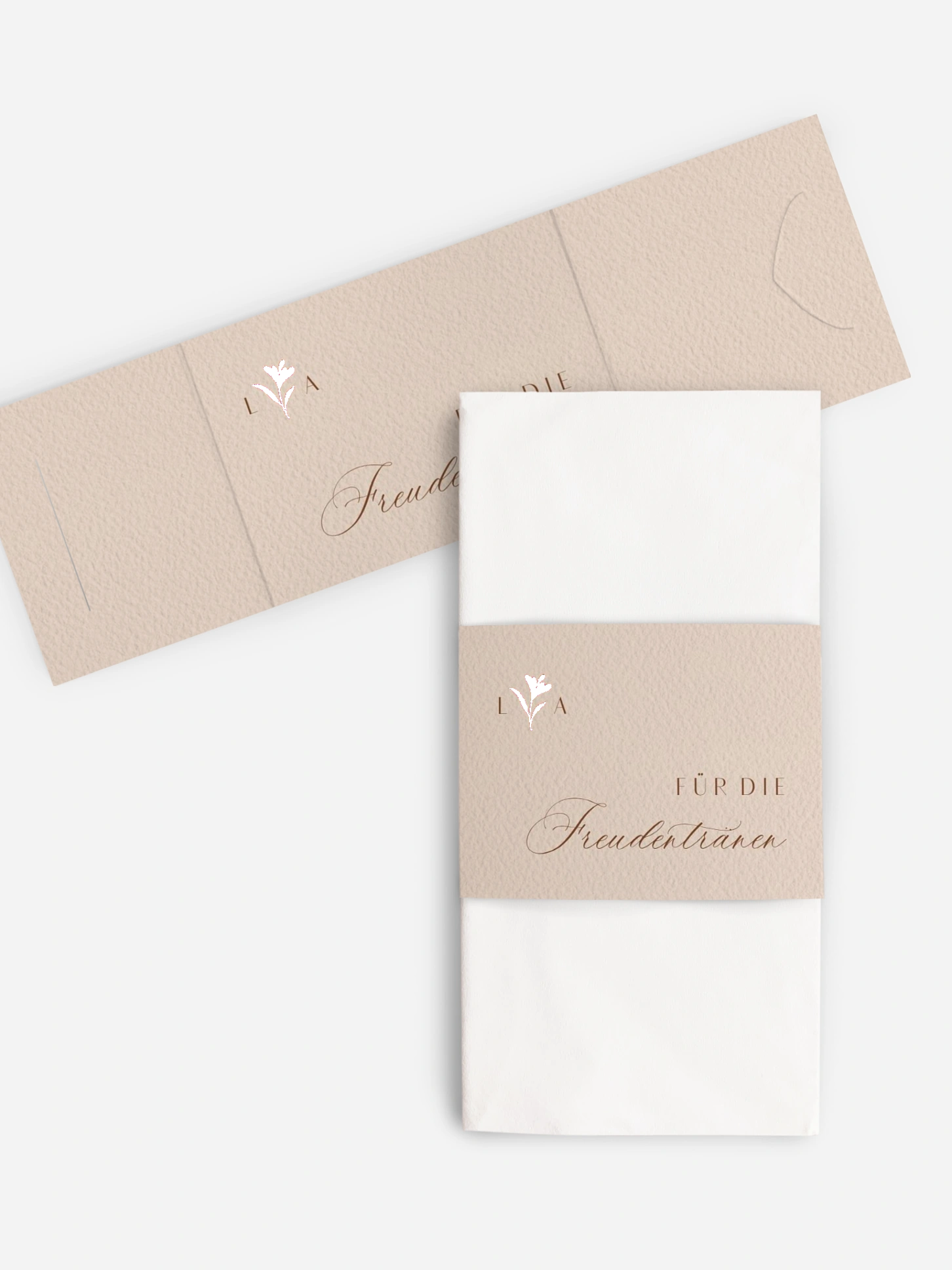Freudentränen-Taschentücher Monogram muse