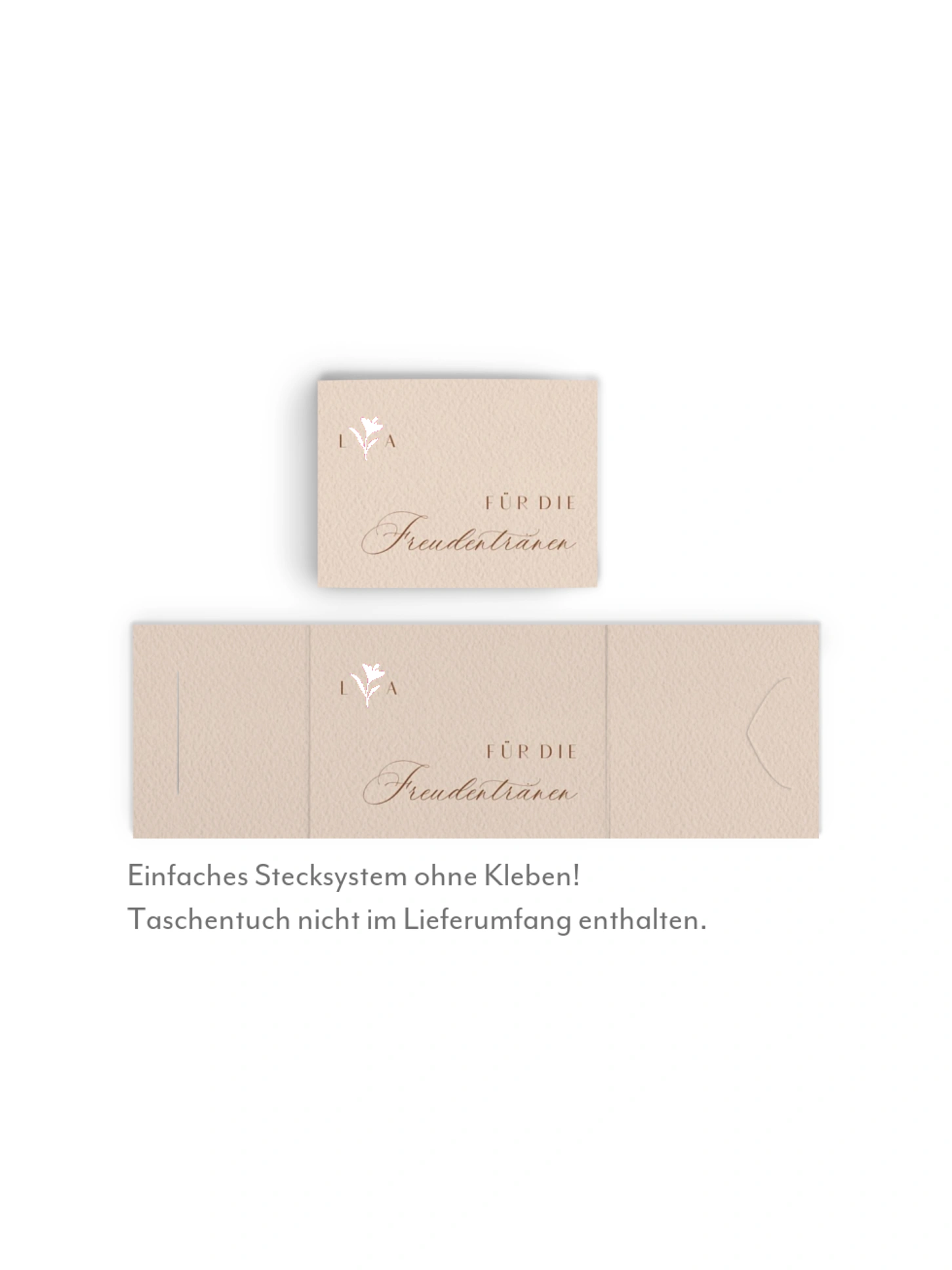 Freudentränen-Taschentücher Monogram muse