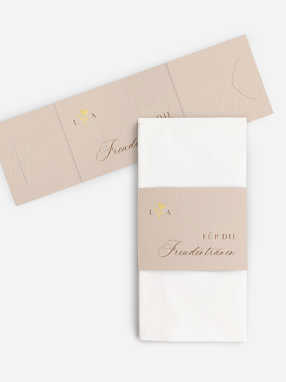 Freudentränen-Taschentücher Monogram muse