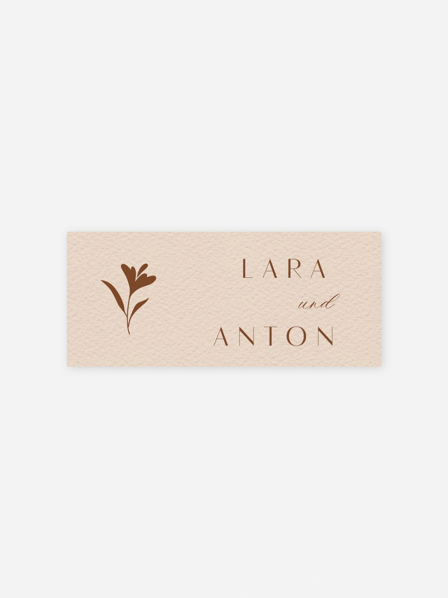 Geschenkaufkleber Hochzeit Monogram muse