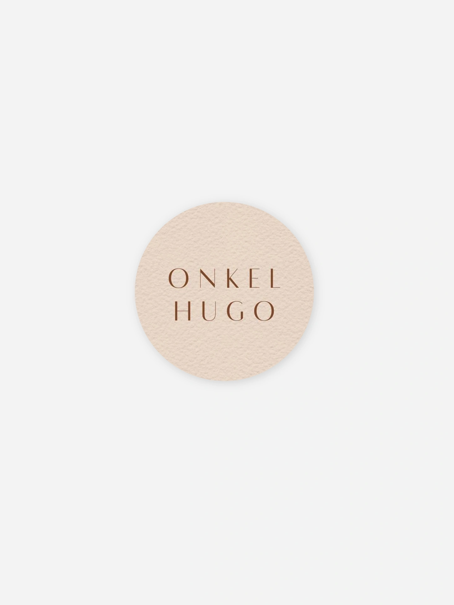 Geschenkaufkleber personalisiert Monogram muse