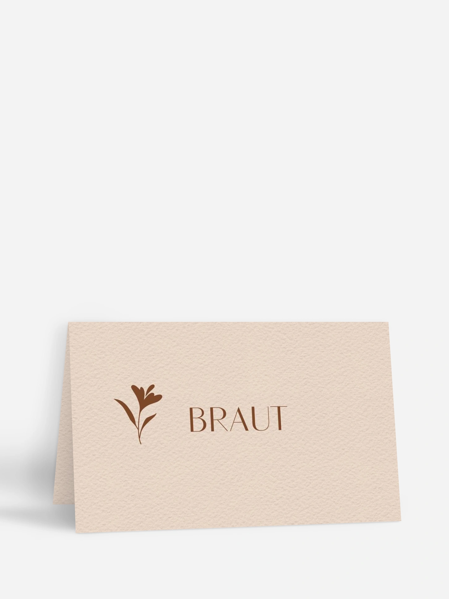 Tischkarte Hochzeit Monogram muse