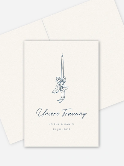 Kirchenheft Hochzeit Mediterran