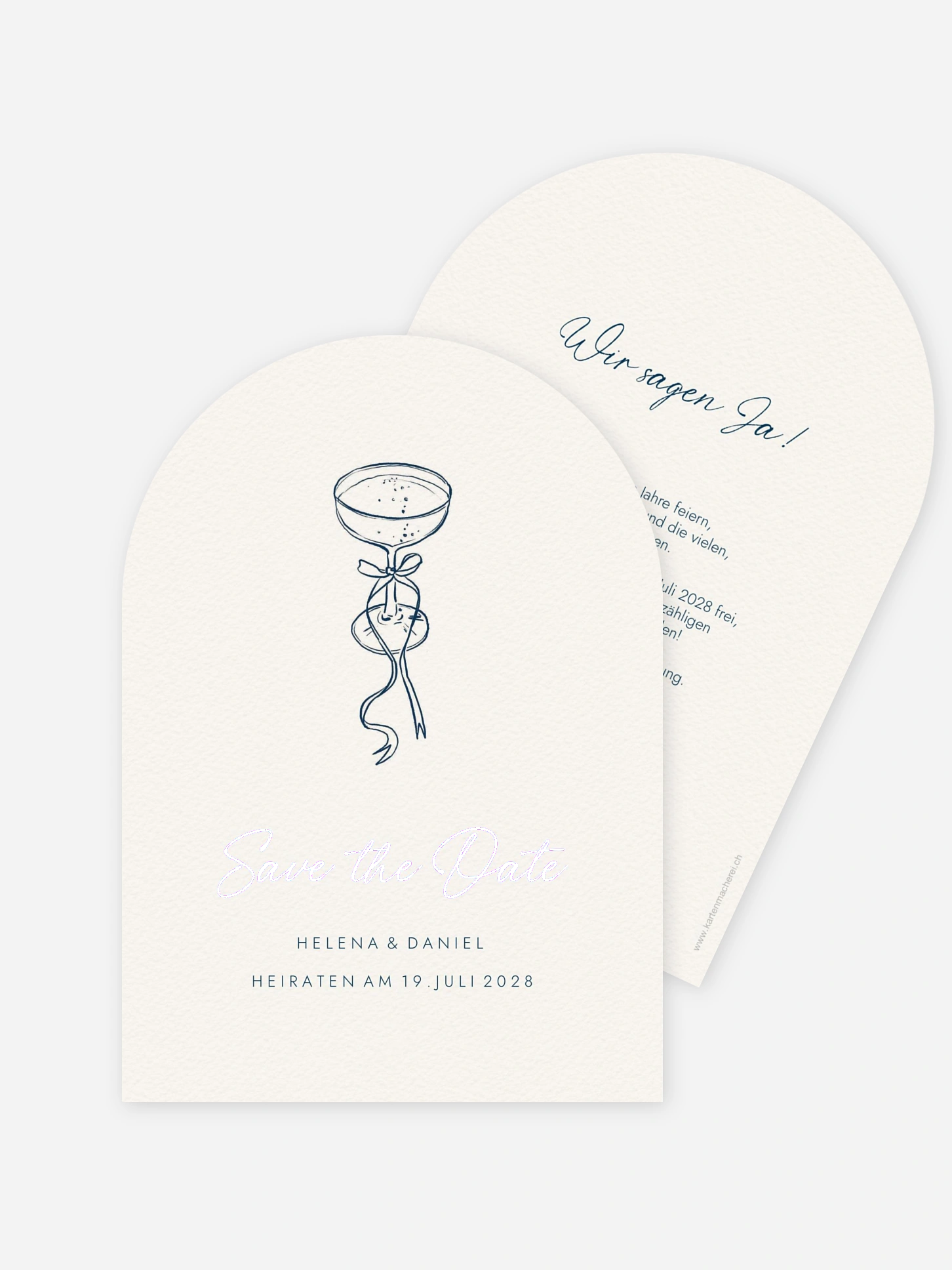 Save-the-Date Karte Mediterran