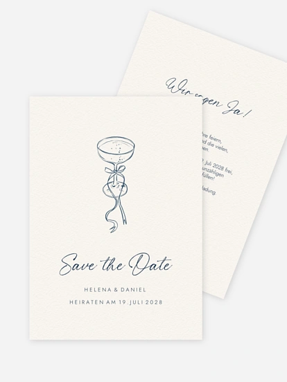 Save-the-Date Karte Mediterran