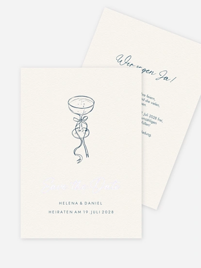 Save-the-Date Karte Mediterran