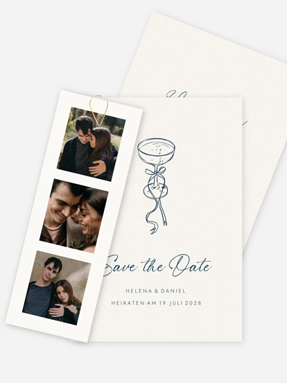 Save-the-Date Karte Mediterran