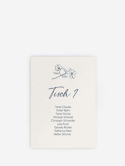 Sitzplan Kreativ Mediterran