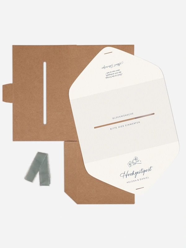 Kartenbox Hochzeit Mediterran