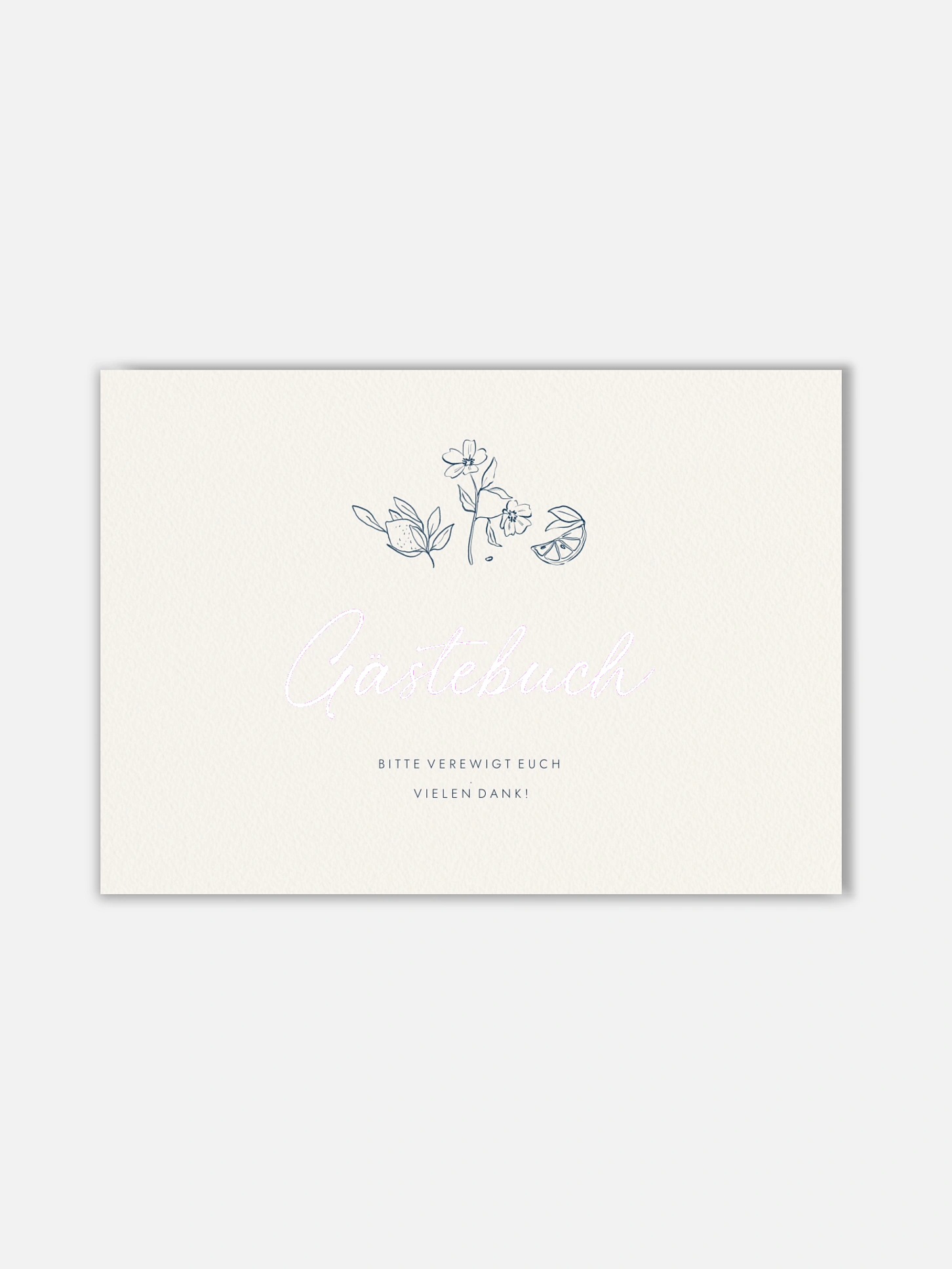 Gästebuch Poster Mediterran