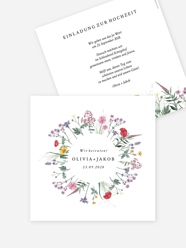 Wildblumenkranz