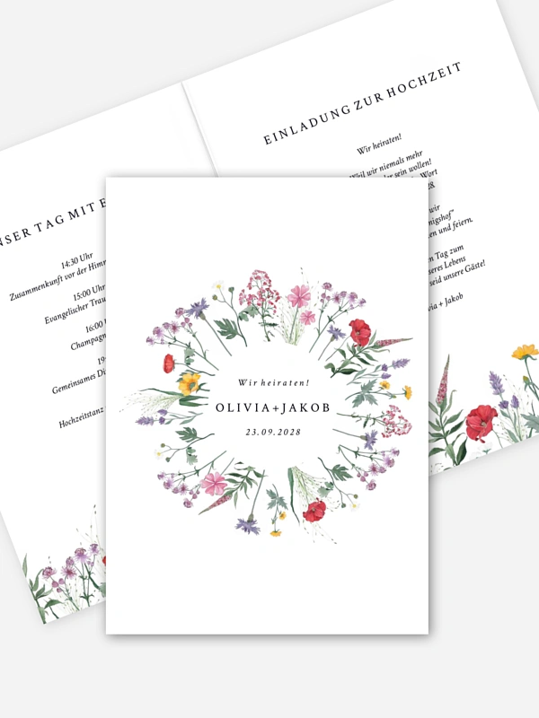 Wildblumenkranz