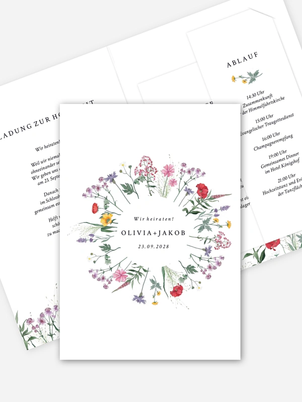 Wildblumenkranz
